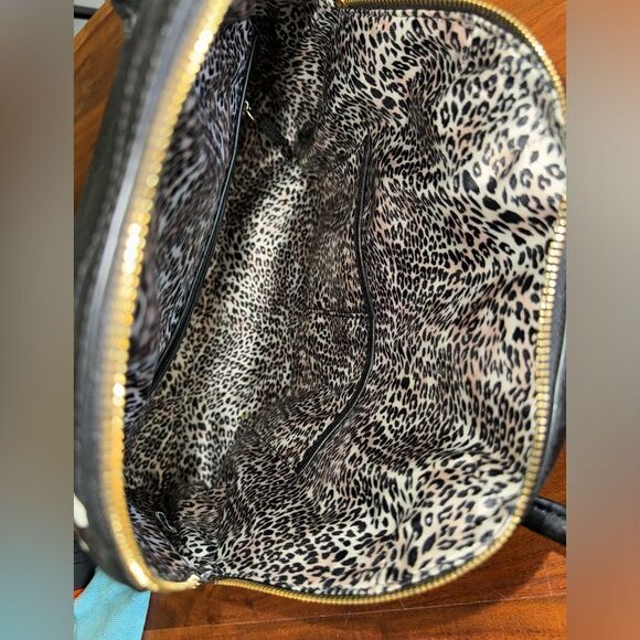 Badgley Mischka black/white 
Belle Selena Striped
Convertible Satchel - Picture 11 of 16